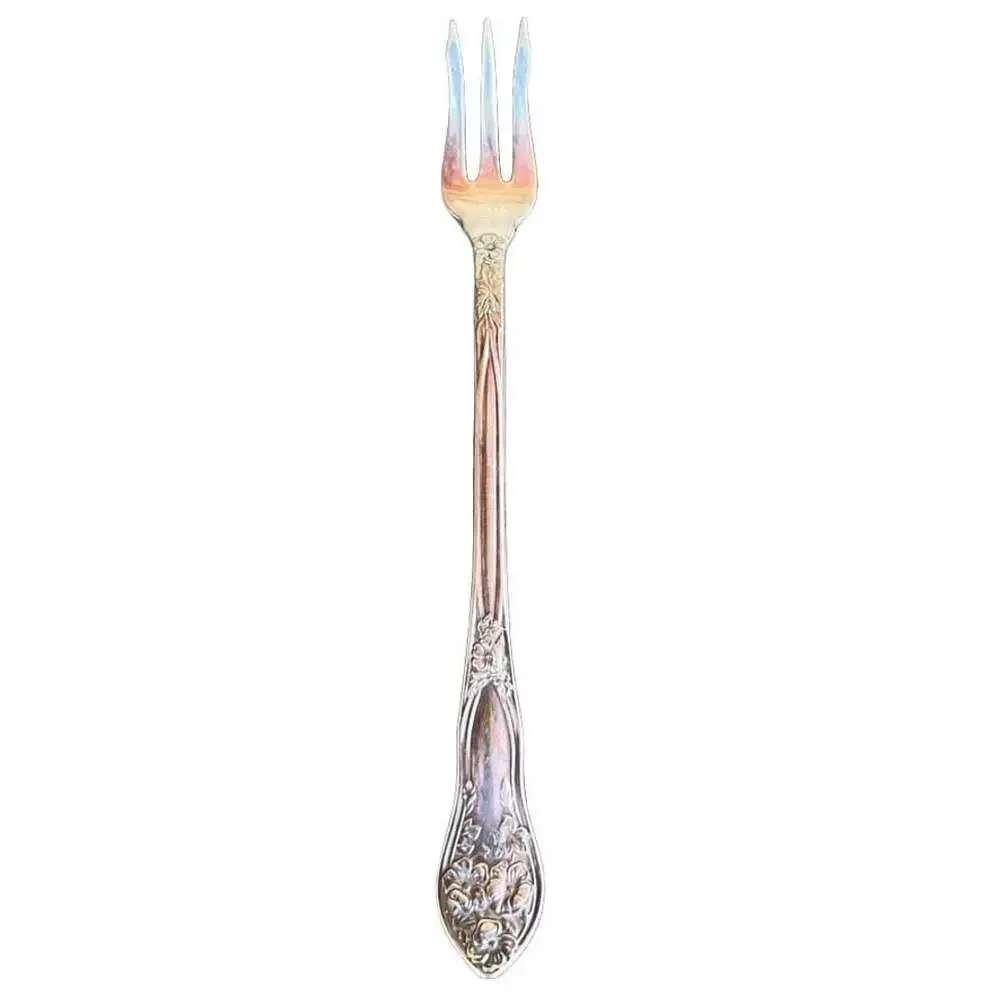Fairfield Plate Silver Plated Floral Cocktail Fork